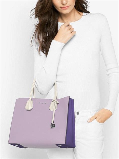 michael kors lavender dress|Michael Kors purple tote.